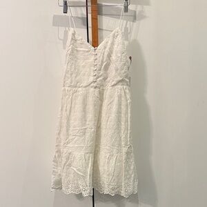 Alice + Olivia White Eyelet Kids Dress